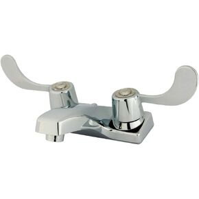 Elements of Design Americana EB191G Centerset Lavatory Faucet with Grid Strainer, 4-Inch, Polished Chrome