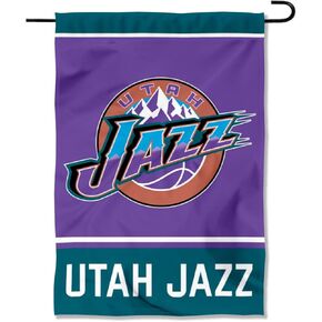 WinCraft Utah Jazz Purple Double Sided Garden Flag