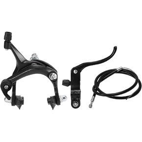 HUIOP Bike Caliper Brake Set, Front/Rear Fixie Bike Brake Kit Road Bike Cruiser Brake Set Bike Caliper Brake Kit Side Pull Brake Set