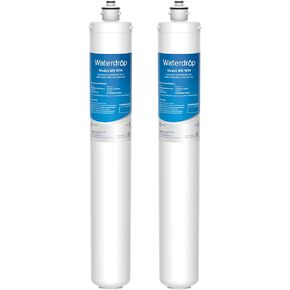 Waterdrop I2000 2 Under Sink Water Filter, 26K Gallons, Replacement Cartridge for Everpure i2000, MC2, ESO7, MH2, EV9612-22, EV9612-56, EV9607-25, EV9613-21, Pack of 2