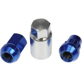 Dorman 713-475D Blue Acorn Wheel Nut Lock Set Compatible with Select Nissan Models, 20 Pack