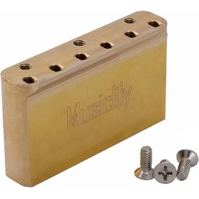 Musiclily Ultra 54mm String Spacing 37mm Depth Full Brass Block for Gotoh 510TS Series Tremolo Bridge