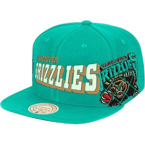 Mitchell & Ness Vancouver Grizzlies NBA The Grid HWC Snapback Hat Cap - Teal