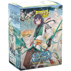 Dragon Shield: Grand Archive Jin - 100CT Matte Art Card Sleeves - Compatible with Magic The Gathering, Pokémon, and Yugioh TCG & LCG Protection, for Toploaders