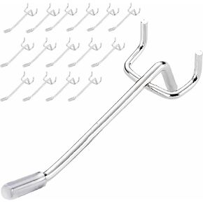 2 inch Steel Heavy Duty Pegboard Hanger Hooks for Hanging Storage ，Set of 20
