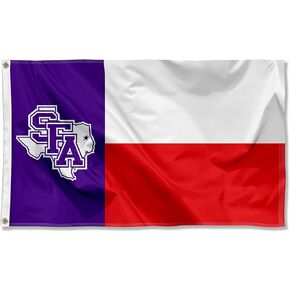College Flags & Banners Co. Stephen F. Austin Lumberjacks State of Texas Flag