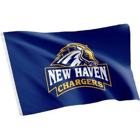 Desert Cactus University of New Haven UNH Flag - 3 x 5 Feet Chargers Banner, Indoor/Outdoor Durable Fabric, 100% Polyester Design (Style 1) in Saudi Arabia