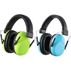 [2 Pack] Kids Noise Cancelling Headphones, SNR 28 dB Kids Ear Protection Earmuffs for Autism, Toddler, Children, Noise Cancelling Sound Proof Earmuffs/Headphones for Concerts, Air Shows, Fireworks