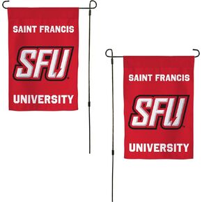 Desert Cactus Saint Francis University SFU Garden Flag – 19 x 12 inch Saint Francis Red Flash Banner, For Outdoor Display and Events (Design A)
