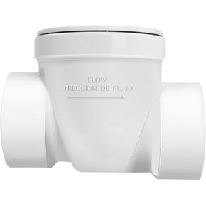 PVC Backwater Valve,4 inch Drain Backflow Preventer, Backflow Preventer Valve Prevents Sewage and Rainwater from Flowing Back