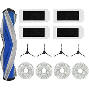 Accessories Kit for Ecovacs DEEBOT T30S: Replacement Parts Compatible with Ecovacs DEEBOT T30S Combo T30 Omni T30 PRO Omni Yeedi M12 Pro+ Main Brush Filter Mop Pad Side Brush Attachments