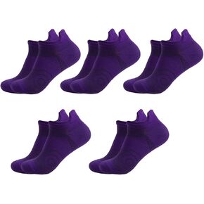 Mens Ankle Socks Athletic Running Socks 5 Pairs Thin Short Socks Shallow Breathable Socks Quick Dry Boat Socks