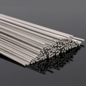 25 Sticks BCuP-5, Silver Solder 15%, Dia0.042"x11", Map Gas Torch kit, Welding rods, Round, Solder kit, No Need Solder Flux, Silver bar for Refrigerators, Freezers Copper HVAC, & Jewelry Making.