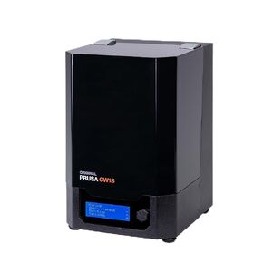 Original Prusa CW1S Curing and Washing Machine, Upgraded 4-in-1 Multi-Purpose Accessory for SLA 3D Printing, Resin Pre-Heat Feature, Smart Design, Resin Level IR Sensor