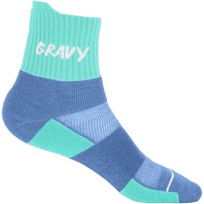 Gravy Style Colorful Merino Wool Performance Blend Hiking Cushion Socks, Compact Crew Thermal Warm Winter Shoe Boot Men Women