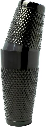 Diamond Boston Shaker (Onyx) مجموعة Shaker ، 16 أوقية و 28 أوقية ، علب شاكر مصنوعة من الفولاذ المقاوم للصدأ ، شاكر للمعادن للتنظيف ، أدوات البار المهنية in Saudi Arabia