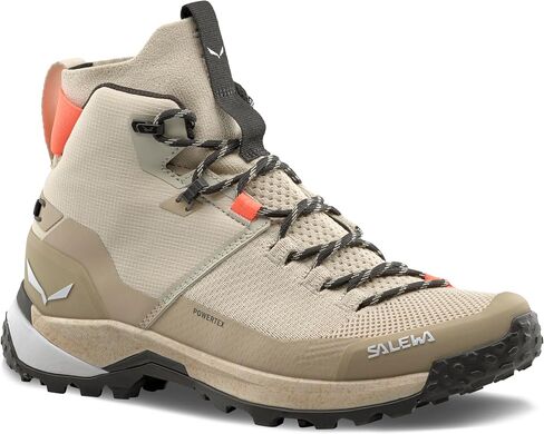 Salewa Women's Puez Knit Mid Powertex Boot Trail Trail Trail للمشي لمسافات طويلة والرحلات in Kuwait