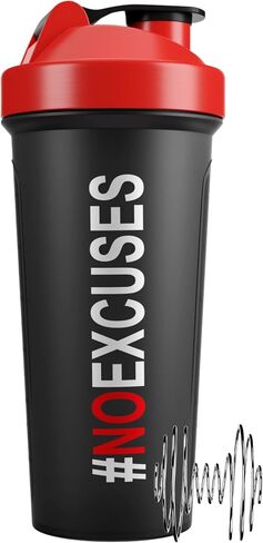 2 PACK Protein Shaker Bottles for Protein Mixes -24 & 20 OZ- Dishwasher Safe Shaker Cups for Protein Shakes - Shaker Cup for Blender Protein Shaker Bottle for Shakes Protein Shake Blender in Saudi Arabia