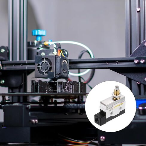 uxcell Limit Switch Roller Plunger D4MC-5000 Mount 1NC+1NO 3D Printer Door Switch Metal Momentary Switch 4 Pcs in Saudi Arabia