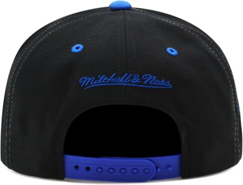 Mitchell & Ness Seattle Mariners Cooperstown MLB Overbite Pro Snapback Hat Cap - Black/Royal in Kuwait