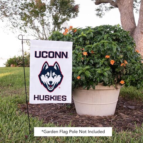 Desert Cactus University of Connecticut UC Garden Flag – 19 x 12 inch Connecticut Huskies Banner, For Outdoor Display and Events (Design O) in Saudi Arabia