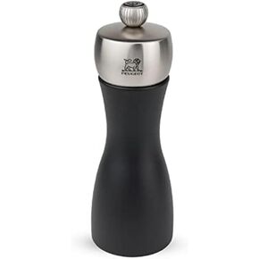 Peugeot 17132 Fidji 6 Inch Pepper Mill, Black Matte