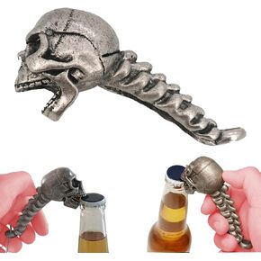 Cool Skull Bottle Opener Novelty Skeleton Gifts for Men Funny Beer Bottle Opener for Bartender, Friend, Restaurant Bar and Party