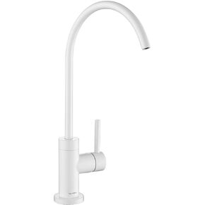 AS09W White Stainless Steel Kitchen Water Filter Faucet RO Faucet for Most Reverse Osmosis Units or Water Filtration System in Non-Air Gap