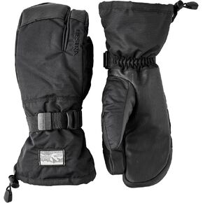 Hestra Unisex Gauntlet Sr 3-Finger Glove, Waterproof, Windproof Insulated Gloves for Skiing & Snowboarding, Men & Women