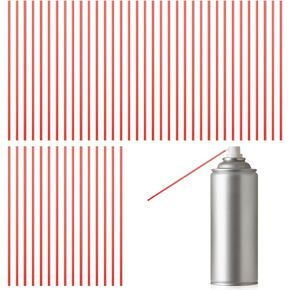 50Pcs Spray Can Straws, Replacement Spray Can Nozzle Extension Straws Red Plastic Straws for Spray Can Extension, 5 Inches