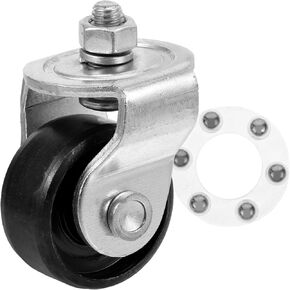VOSAREA Floor Jack Caster 2 Ton Floor Jack Heavy Duty Garage Floor Jack Wheel Hydraulic Jack Caster Front Wheel Replacement
