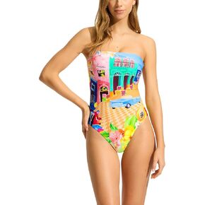 Seafolly Women's Dd Cup Bandeau One Piece Swimsuit