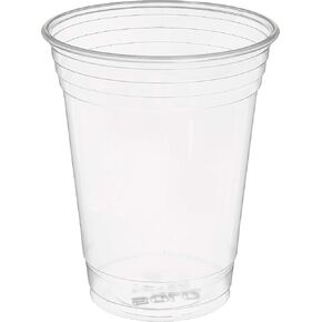 SOLO Cup Company TP16D-1 Solo TP16D 16 oz Plastic Ultra Clear Cold Drink Cup (1 Pack of 50), 50 Count (Pack of 1)