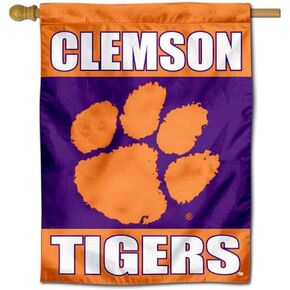 College Flags & Banners Co. Clemson Double Sided House Flag