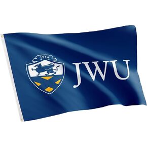 Desert Cactus Johnson & Wales University JWU Flag - 3 x 5 Feet Wildcats Banner, Indoor/Outdoor Durable Fabric, 100% Polyester Design (Style 3a)