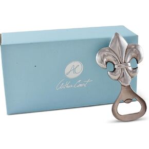Arthur Court Designs French Lily Decorative Bottle Opener - Aluminum Rustic Beer Opener - Elegant Bar Bottle Opener and Unique Party Favor Gift - Ideal Beer Gift, Rustic Wedding Supplies 5 inch Long