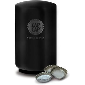 Zap Cap Premium Bottle Opener-matte black stainless steel, 190x65x40 cm