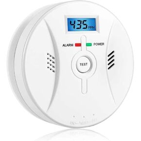 Carbon Monoxide Detector, CO Alarm with LED Digital Display, Sound Alarm, Battery Powered(Not Included), for Home, Depot