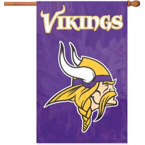 Party Animal Minnesota Vikings Banner NFL Flag