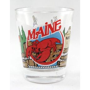 Maine 3 View Shot Glass