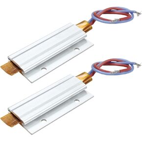 2PCS PTC Heating Element 110V 230C AC/DC Insulated Constant Temperature Ceramic Thermostatic Heater Aluminum Shell Miniature Tools for 3D Printer 2.36x1.10in, PTCYIDU