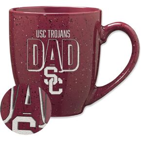 RICO Industries NCAA جنوب كاليفورنيا طروادة - USC Dad Alternate 16 OZ Team Color Laser محفورة بالليزر المقشور