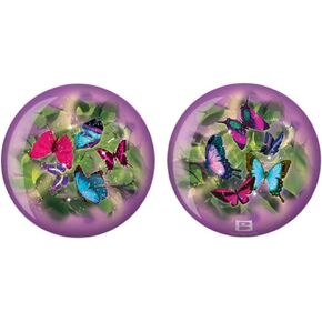 Brunswick Butterflies Glow PRE-DRILLED Viz-A-Ball Bowling Ball