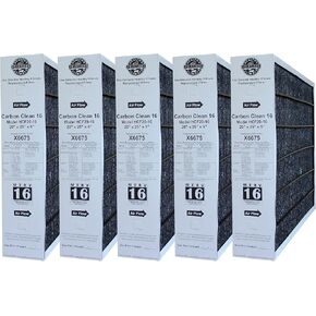 X6675 Carbon Clean 16 MERV 16 Filter 20"x25"x5" (5 Pack)