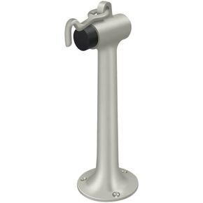 Deltana DSF830U15 Floor Mount; 8" Bumper with Hook & Eye; Heavy Duty; Satin Nickel Finish