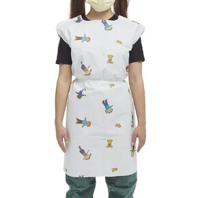 McKesson Pediatric Exam Gown, Disposable - Waist Belt, Short Sleeve, Unisex - McKesson Kids Print Design, 21 in x 36 in, 50 Count