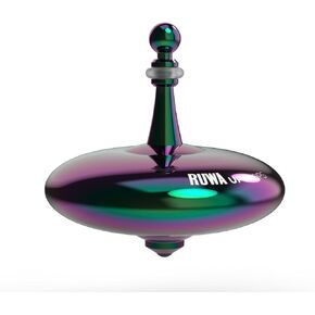 Ruwa | Metal Spinning Fidget Toy Top | Inspired by The 1994 USS Ruwa, Zimbabwe UFO Incident | Psychedelic Stainless Steel