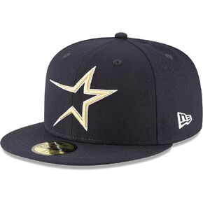 New Era MLB 59FIFTY Cooperstown Authentic Collection Fitted On Field Game Cap Hat (7 3/4, Houston Astros Navy Cooperstown)