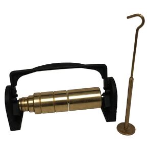 14008 Brass Slotted Weight Set – 8 Pieces (10g, 20g, 50g, 100g, 200g, 500g) with 50g Weight Hanger & Rack – STEM/STEAM Science Kit for Classroom & Homeschool – Demonstrates Force,