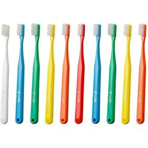 Japanese Toothbrush Oral Care Tuft24 Capless Pack of 10 Soft for Healthy Gums and Strong Brushing Pressure